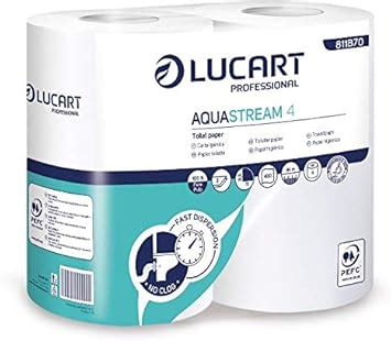 LUCART AQUASTREAM PAPIER TOILETTES .